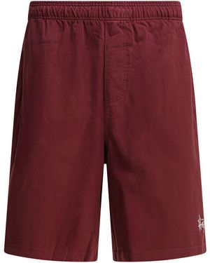 Stussy Heavy Jersey Short - Red