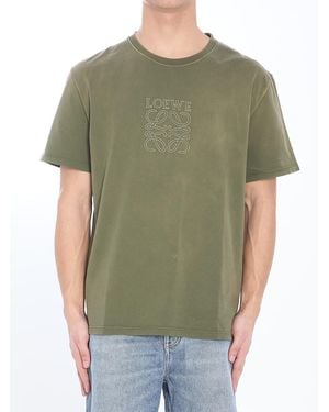 Loewe Anagram T-Shirt - Green