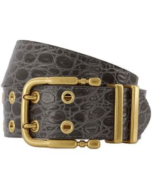 BY FAR Duo Belt - Grey