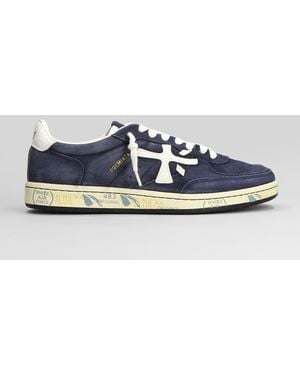 Premiata Bskt Clay Trainers - Blue