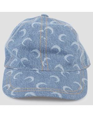 Marine Serre Moon Laser Baseball Cap - Blue