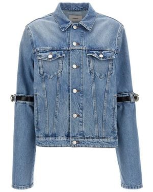 Coperni 'Hybrid Denim Short' Jacket - Blue