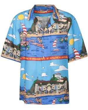 ALESSANDRO ENRIQUEZ Shirts - Blue