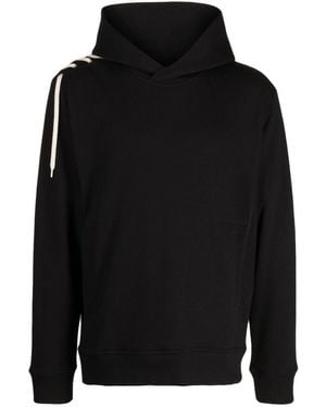 Craig Green Laced Hoodie Clothing - Black