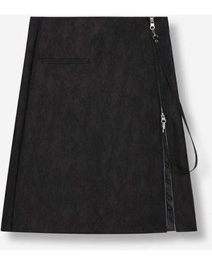 Courreges Midi Skirt - Black