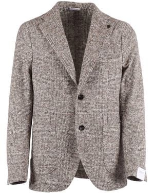 BRERAS Milano Single-Breasted Jacket - Brown