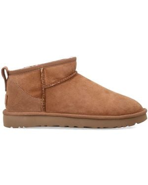 UGG Classic Ultra Mini Suede Boots For Woman - Brown