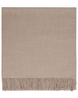 Emporio Armani Wool Stole - Brown