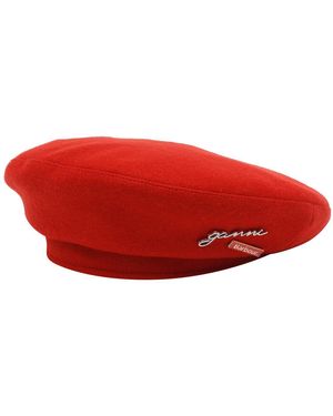 BARBOUR X GANNI Hats - Red