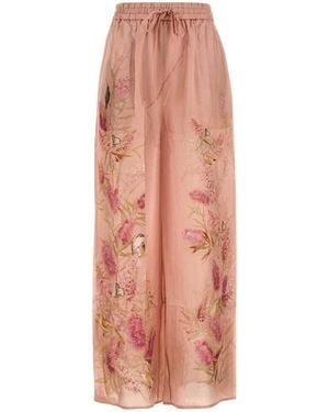 Zimmermann Pants - Pink