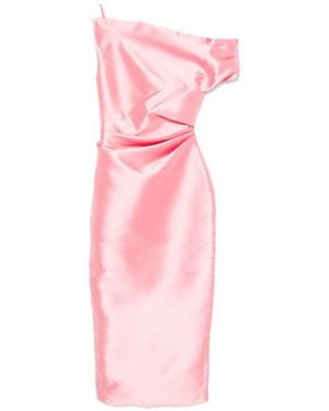 Solace London Ellison Midi Dress - Pink
