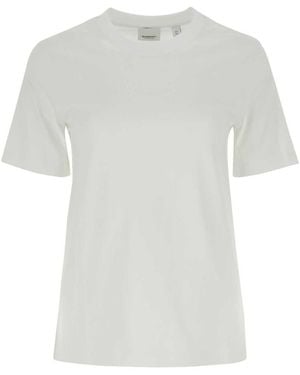 Burberry Cotton T-Shirt - White