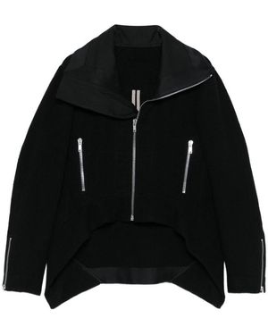 Rick Owens Zip-Up Jacket - Black