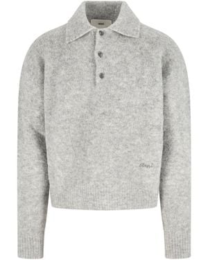 Ami Paris Jumpers - Grey