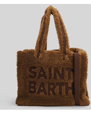 Mc2 Saint Barth Colette Teddy Tote - Brown