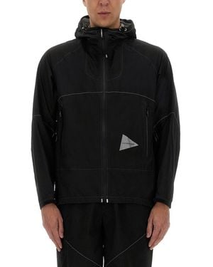 and wander "3L Ul" Jacket - Black