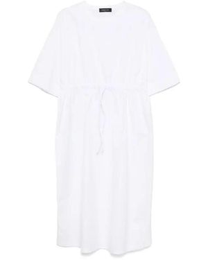 ワンピース FABIANA FILIPPI Cotton-blend dress with diamond thread Fabiana Filippi Cotton-blend Dress With Diamond Thread