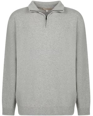 120% Lino Knitwear - Gray