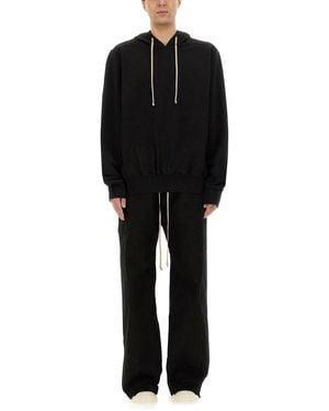 Rick Owens Oversize Sweatshirt - Black