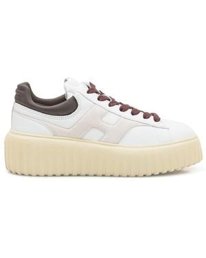 Hogan H-stripes Sneakers - White