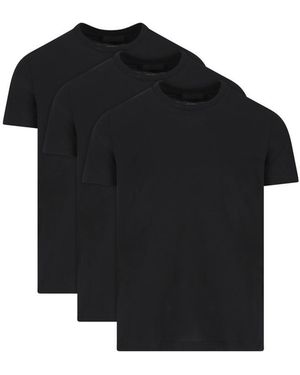 Prada T-Shirt And Polo Shirt - Black