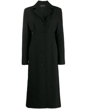 Kwaidan Editions Single Breasted Coat - Black