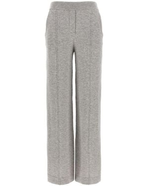 Peserico Silk Wool Trousers - Grey