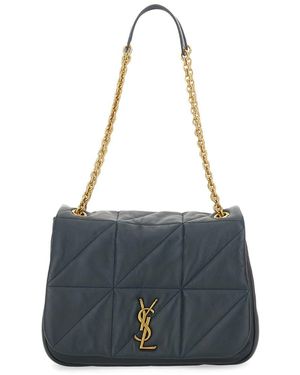Saint Laurent Jamie 4.3 Medium In Pelle Di Agnello - Blue