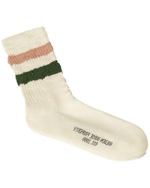 Golden Goose Distressed Socks - Metallic