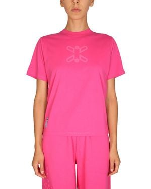 McQ T-Shirt With Logo - Pink