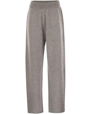 Vanisé Cashmere Knit Pants - Gray