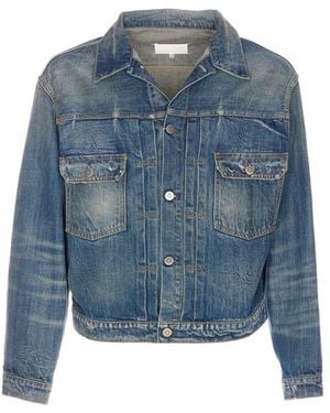 Maison Margiela Four Stitches Denim Jacket - Blue