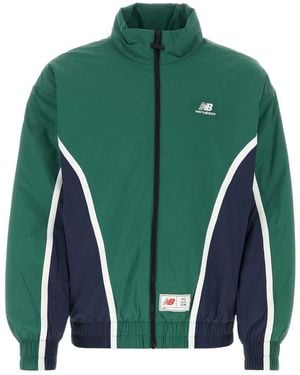 New Balance Hoops Woven Jacket - Green