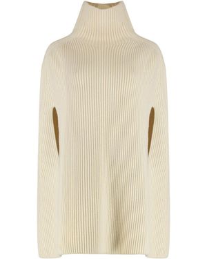 Jil Sander Wool Cloak - Natural