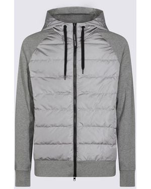 Canada Goose Hybridge Huron Full Zip Hoody Down Jacket - Grey