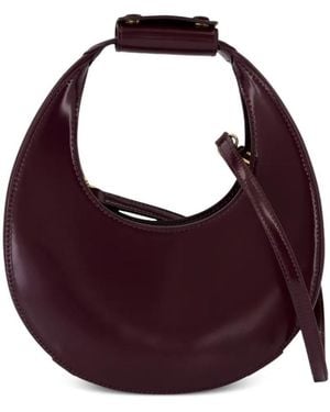 STAUD Moon Crescent Mini Shoulder Bag With Handle - Purple