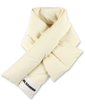 Jil Sander Down Scarf - White