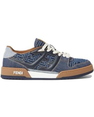 Fendi Match Denim F Shoes - Blue