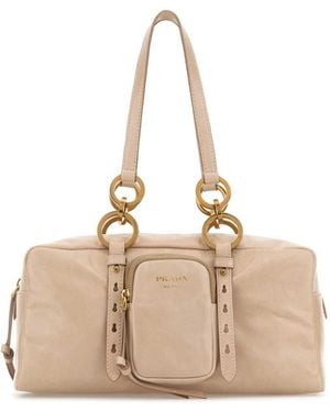 Prada Shoulder Bags - Natural
