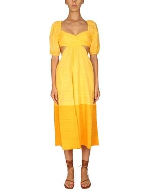 STAUD Carina Dress - Yellow