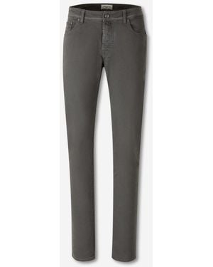 Jacob Cohen Straight Trousers Bard - Grey
