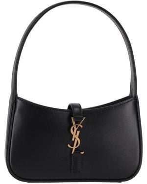 Saint Laurent M.Bag Hobo 5A7 Queens Calf - Black