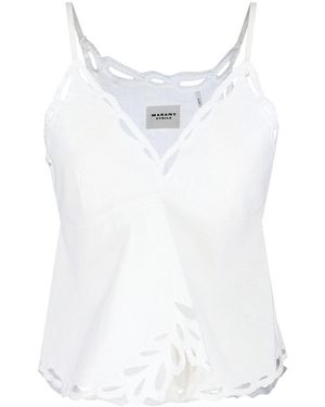 Isabel Marant Tomeki" Tank Top - White