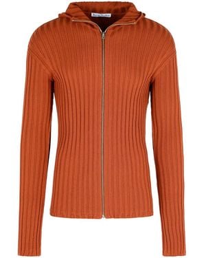 Acne Studios Brick Cotton Sweatshirt - Orange