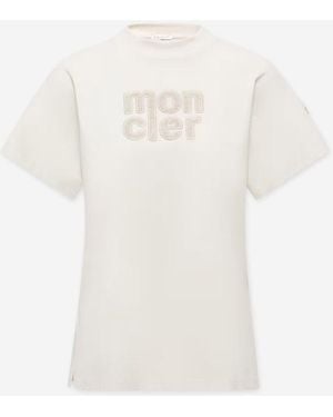 Moncler Cotton Logo T-shirt - White