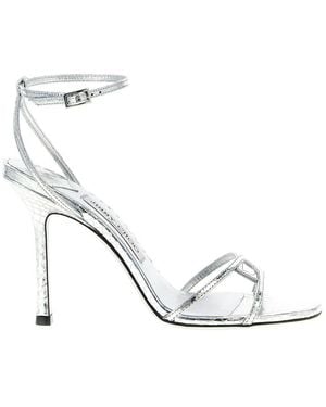 Jimmy Choo '1998 Leo' Sandals - Metallic