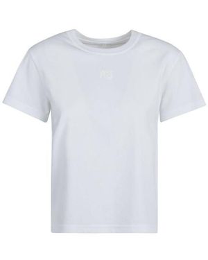 Alexander Wang Essential Jsy Shrunk Tee - Blue
