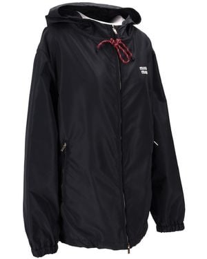 Miu Miu Giubbotti Tela Tec - Blue