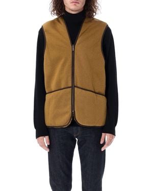 Barbour Warm Pile Waistcoat/Zip-In Liner - Blue