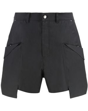 Rick Owens Stefan Cotton Bermuda Shorts - Grey